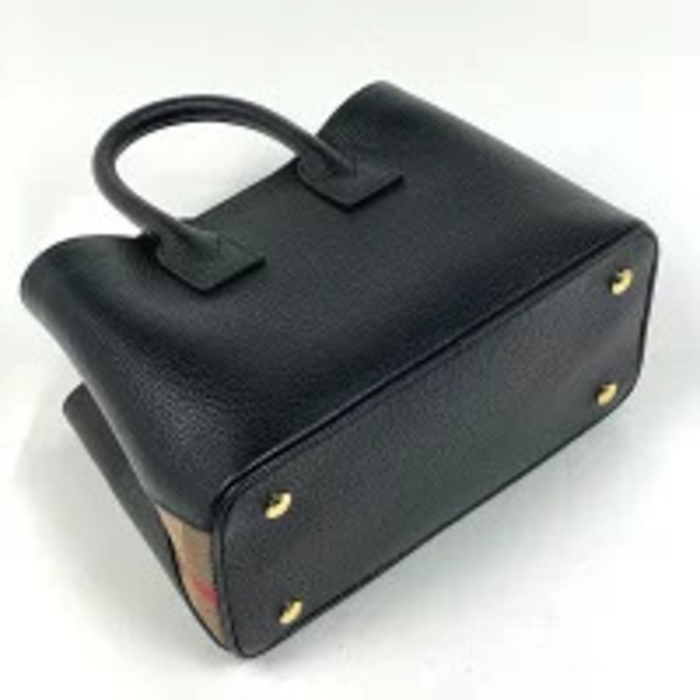 Burberry leather handbag black